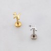 PUPPY DOG STUD THREADLESS (PUSH IN) 316L SURGICAL STEEL LABRET SET